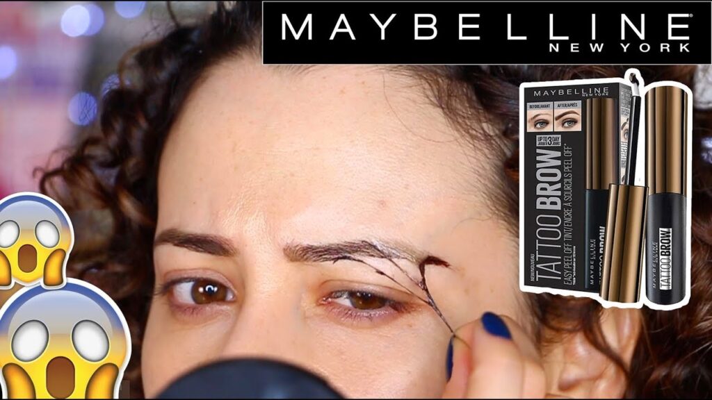 Consigue cejas perfectas con el revolucionario tatuaje de Maybelline