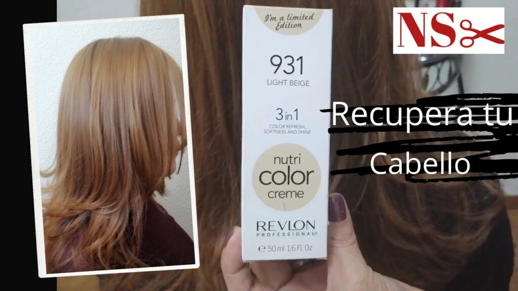 Transforma tu cabello con Revlon Nutri Color Creme 931 Before After
