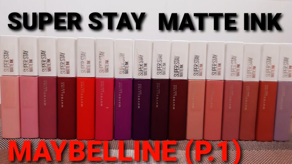 Descubre los irresistibles colores de Maybelline Superstay Matte Ink