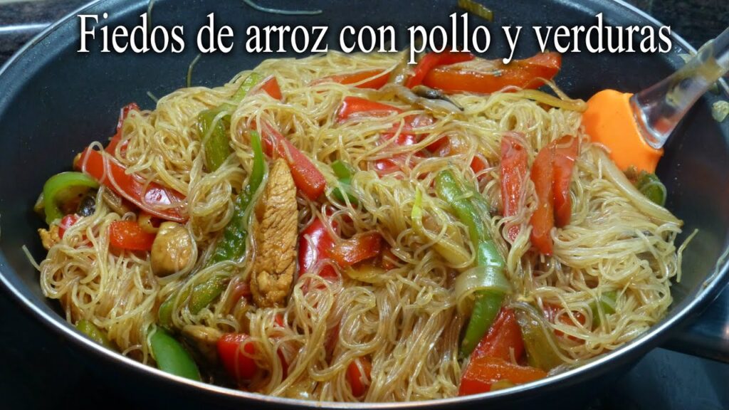 Deliciosos fideos de arroz: la receta perfecta para niños