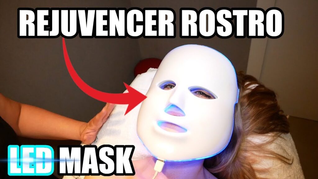 Descubre la transformación: máscara LED facial antes y después