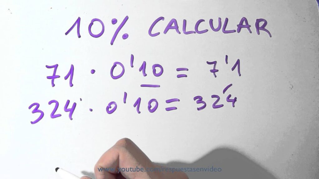 Descubre cuánto es un 10% y mejora tus habilidades matemáticas