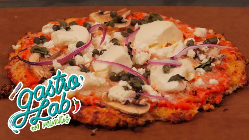 Deliciosa pizza de coliflor: ¡aprende a hacerla en sartén!