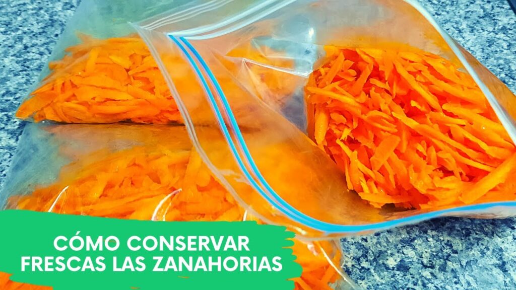 Truco infalible para conservar zanahoria picada en la nevera y disfrutar de su frescura